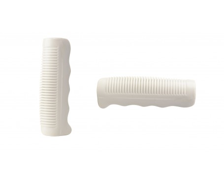 Vintage Finger Handlebar Grips White